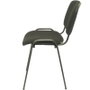PIQUERAS Y CRESPO Alcaraz Silla Confidente Apilable con Asiento Tapizado ARAN Negro